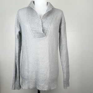 J. Crew Mohair Blend Shawl Collar Sweater